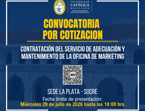 ADQUISICIÓN DE ESTANTES METÁLICOS TIPO MECANO, PARA LA SEDE ACADÉMICA UCB  LA PLATA – SUCRE.